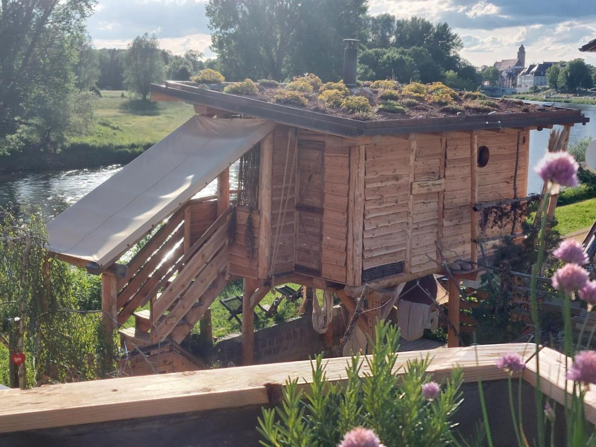 Ferienwohnung Danubio an der Donau - Donau-Resorium Donauwörth Exterior foto